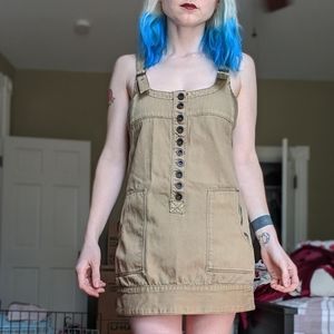 Free People army green dress
